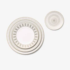 Arcadia Gold & Platinum Bread Plate