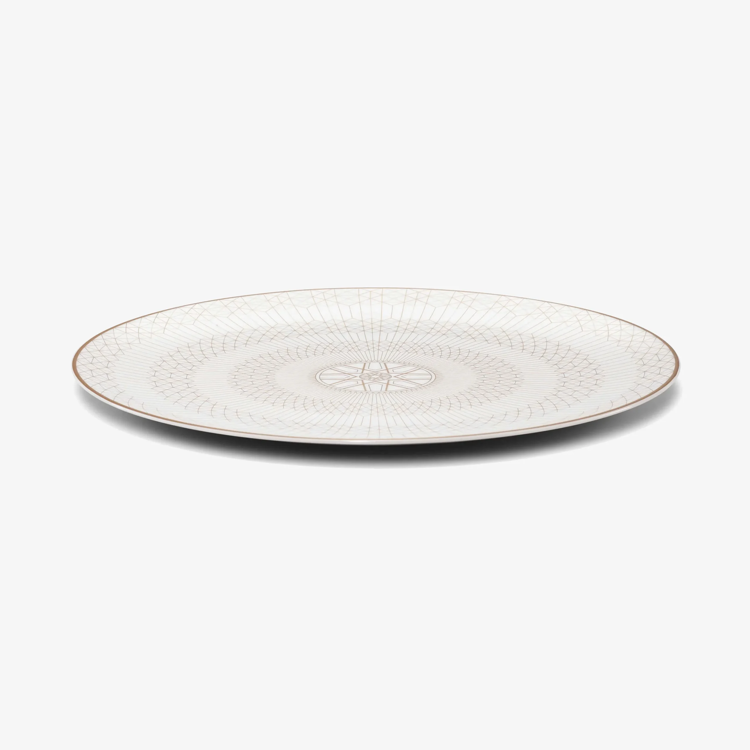 Arcadia Gold & Platinum Charger Plate