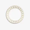 Arcadia Gold & Platinum Dessert Plate, Set of 2