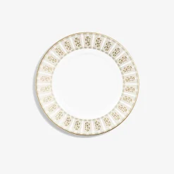 Arcadia Gold & Platinum Dessert Plate, Set of 2