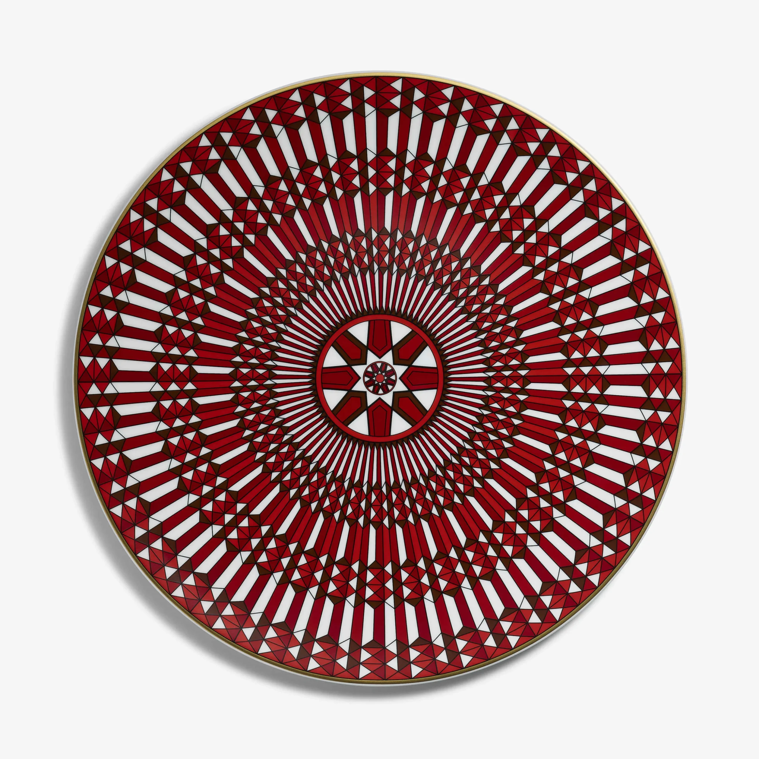 Arcadia Red Charger Plate