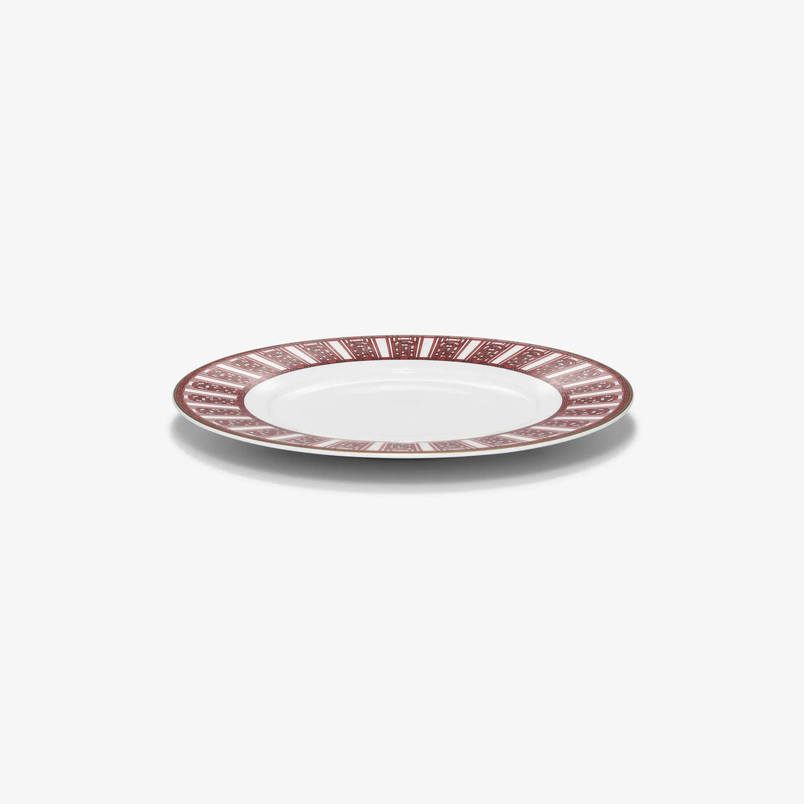 Arcadia Red Dessert Plate, Set of 2