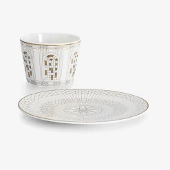 Arcadia Tumbler & Plate Gold & Platinum | Baccarat United States