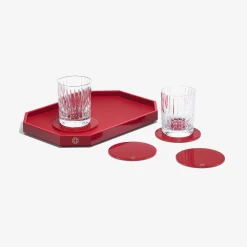 Octogone Tray S & Coaster X4 & Harmonie Tumblers | Baccarat United States