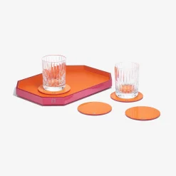 Octogone Tray S & Coaster X4 & Harmonie Tumblers | Baccarat United States