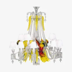 étrange Zénith Parrots Chandelier (15L)
