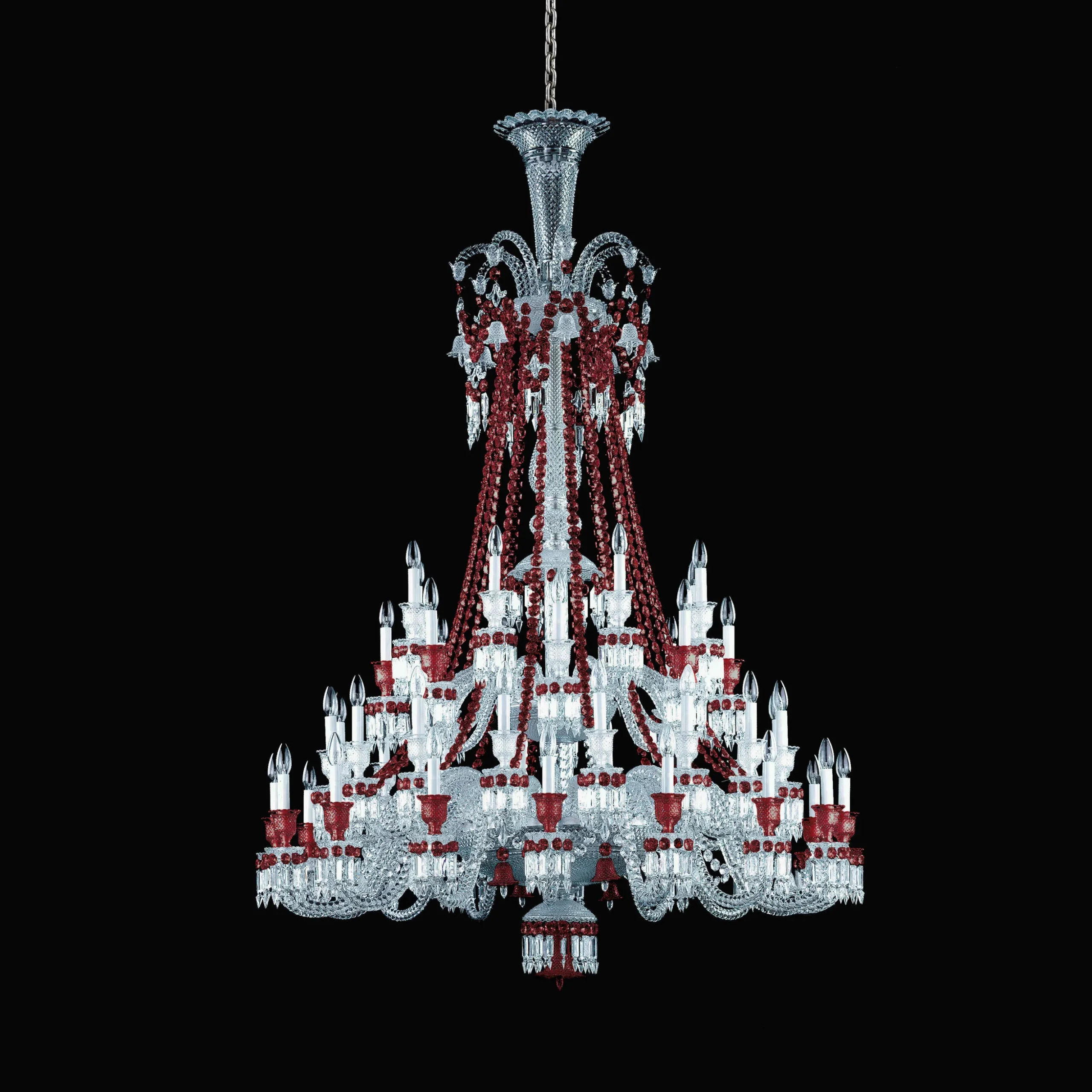 Zénith Chandelier Red (48L)
