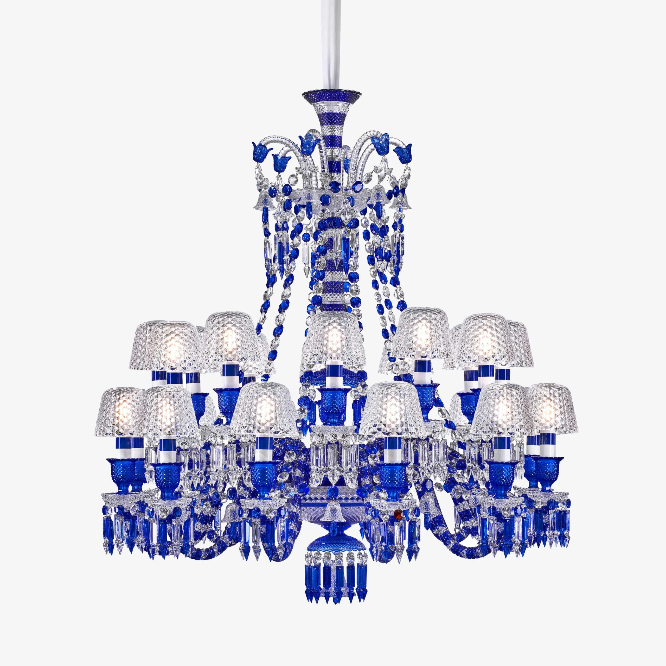 Zénith Faunacrystopolis Chandelier Blue (24L)