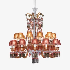 Zénith Faunacrystopolis Chandelier Pink & Champagne (24L)